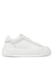 LOVE MOSCHINO Sneakersy JA15535G0MIA0100 Biały. Białe obuwie sportowe damskie Love Moschino, ze skóry, bez zapięcia. Za 589.99 zł.