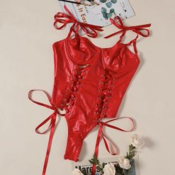 Body z usztywnianymi miseczkami na romantyczne wieczory Guerina. Czarne body i gorsety Intica, bez wzorów, z materiału. Za 129.00 zł.