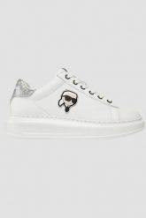 KARL LAGERFELD Białe sneakersy Kapri Nft Lo Lace. Białe obuwie sportowe damskie KARL LAGERFELD, bez zapięcia. W wyprzedaży za 489.99 zł.