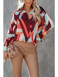 Milan Kiss Koszula - Comfort fit - ze wzorem rozmiar: XL. Koszule damskie Milan Kiss, xl, bez wzorów, bez kołnierzyka, bez ramiączek. Za 114.17 zł.