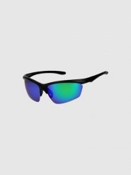 4F Okulary sportowe z multibarwną powłoką - zielone Uniwersalny. Zielone okulary przeciwsłoneczne damskie 4F. Za 149.99 zł.