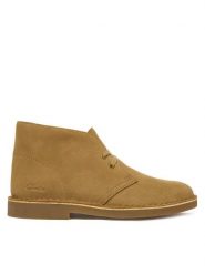 Clarks Trzewiki Desert Bt Evo. 26182928 Brązowy. Brązowe botki damskie Clarks, ze skóry, bez obcasa, na płaskiej podeszwie, bez zapięcia. Za 609.99 zł.