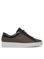 MICHAEL Michael Kors Sneakersy Keaton Zip Slip On 43R4KTFP2B Brązowy. Brązowe obuwie sportowe damskie MICHAEL Michael Kors, ze skóry, bez zapięcia. Za 459.99 zł.