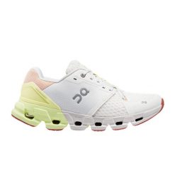 Buty do biegania damskie On Cloudflyer 4. Białe obuwie sportowe damskie On Running, z materiału, bez zapięcia, do biegania. Za 1,143.00 zł.