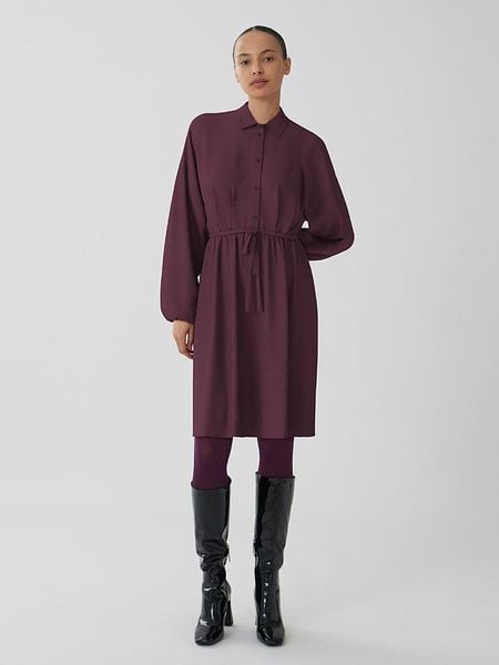 Vila Sukienka "Visurashil" w kolorze bordowym rozmiar: 36. Czerwone sukienki damskie Vila, bez wzorów, bez ramiączek. Za 78.66 zł.