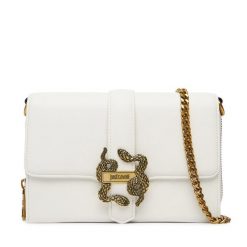 Torebka Just Cavalli. Białe torebki wieczorowe damskie Just Cavalli, bez wzorów, bez dodatków. Za 660.99 zł.