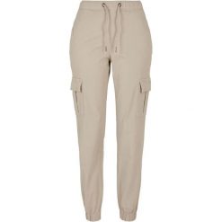 Spodnie Do Biegania Z Kieszenią Cargo Z Wysokimi Stanami Dla Pań I Panów. Białe spodnie dresowe damskie Urban Classics, xl, bez wzorów, z podwyższonym stanem, do biegania. Za 204.99 zł.