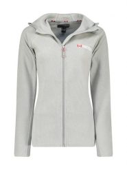 ANAPURNA Kurtka polarowa "Tugoodana" w kolorze jasnoszarym rozmiar: M. Szare kurtki damskie ANAPURNA, m, bez wzorów, z polaru, bez kaptura. Za 79.40 zł.