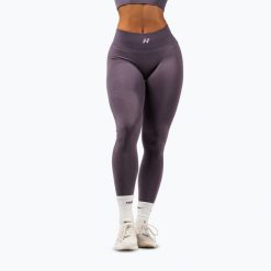 Legginsy treningowe damskie NEBBIA Flow Seamless Maximum Push-Up. Szare legginsy damskie Nebbia, m, bez wzorów, z elastanu. Za 249.99 zł.