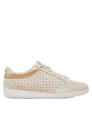 Geox Sneakersy Myria C D5568C-05422 C6738 Beżowy. Brązowe obuwie sportowe damskie Geox, ze skóry, bez zapięcia. Za 339.99 zł.