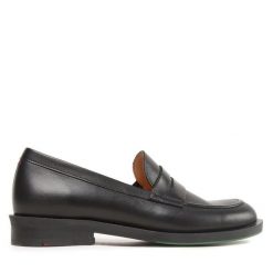 Lordsy Lloyd. Czarne półbuty damskie Lloyd, bez wzorów, bez obcasa, bez zapięcia. Za 449.99 zł.