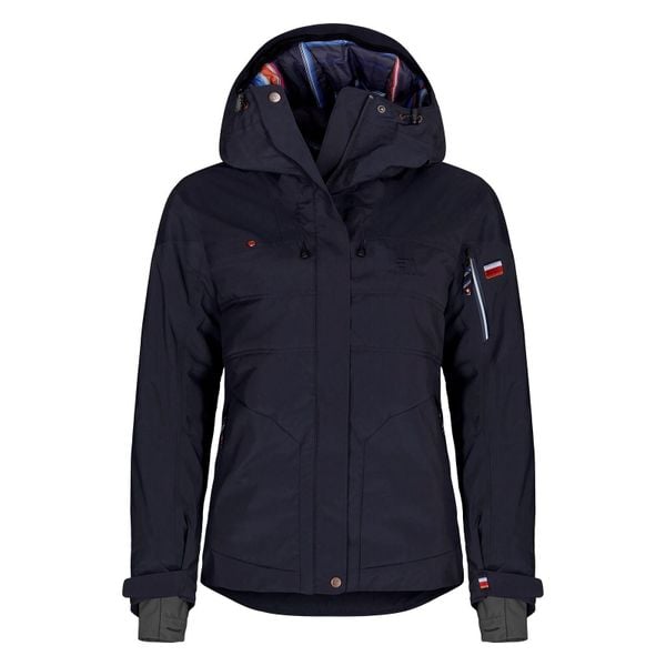 Damska kurtka narciarska Elevenate St Moritz. Czarne kurtki damskie ELEVENATE, na zimę, bez wzorów, bez kaptura. W wyprzedaży za 2,763.50 zł.