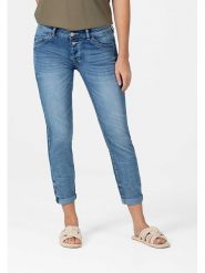 Timezone Dżinsy "Nali" - Slim fit - w kolorze niebieskim rozmiar: W27. Niebieskie jeansy damskie Timezone. Za 140.53 zł.