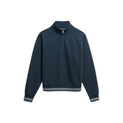 Sweter damski Superdry Country Club. Niebieskie swetry klasyczne damskie Superdry, na zimę, bez kołnierzyka. Za 326.65 zł.