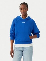 Tommy Jeans Bluza Script DW0DW22825 Niebieski Regular Fit. Niebieskie bluzy damskie Tommy Jeans, s, bez wzorów, z bawełny, bez kaptura. Za 409.99 zł.