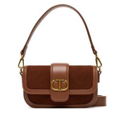 Torebka TWINSET. Brązowe torebki klasyczne damskie Twinset, bez dodatków. Za 1,169.00 zł.