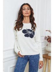 So Cachemire Sweter "Lambi" w kolorze kremowym rozmiar: XL. Brązowe swetry klasyczne damskie So Cachemire, xl, z kaszmiru, bez kołnierzyka. Za 249.17 zł.