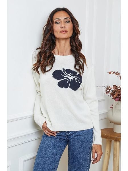 So Cachemire Sweter "Lambi" w kolorze kremowym rozmiar: XL. Brązowe swetry klasyczne damskie So Cachemire, xl, z kaszmiru, bez kołnierzyka. Za 183.15 zł.