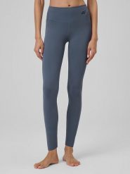 4F Legginsy sportowe w kolorze niebieskim rozmiar: M. Niebieskie legginsy damskie 4F, m, bez wzorów, z materiału. Za 72.95 zł.