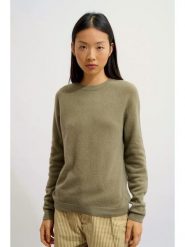 AUTHENTIC CASHMERE Kaszmirowy sweter "Ecrin" w kolorze khaki rozmiar: M. Brązowe swetry klasyczne damskie AUTHENTIC CASHMERE, m, z kaszmiru, bez kołnierzyka. Za 347.99 zł.