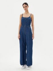 Levi's® Kombinezon Bustier 001WC-0003 Niebieski Slim Fit. Niebieskie sukienki damskie bez wzorów, z bawełny, bez ramiączek. Za 419.99 zł.