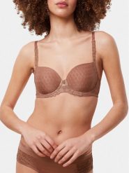 Triumph Biustonosz z fiszbiną Azalea Florale WP 10184809 Brązowy. Brązowe biustonosze Triumph, bez wzorów, z syntetyku. Za 299.99 zł.