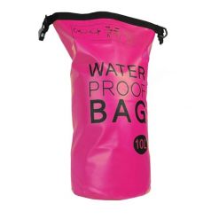 Dry Bag - wodoodporna torba 10 l - różowa - 17x46 cm - duffel bag. Czerwone torby sportowe EUROCATCH, bez wzorów, z materiału. Za 109.99 zł.