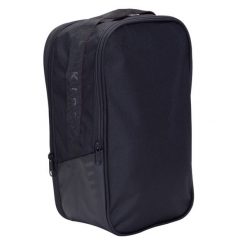 Torba na buty Kipsta Academic czarna. Czarne torby sportowe Decathlon, bez wzorów, z materiału. Za 29.99 zł.