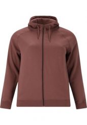 Damska bluza z kapturem zapinana na zamek Q Sportswear Lanso. Brązowe bluzy damskie ENDURANCE Q, bez wzorów, z materiału, z kapturem. Za 190.50 zł.