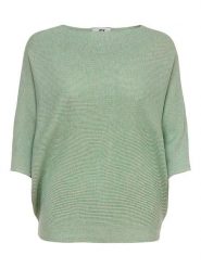 JDY Sweter "Jdynew" w kolorze zielonym rozmiar: XS. Zielone swetry klasyczne damskie JDY, xs, prążkowane, bez kołnierzyka. Za 65.85 zł.