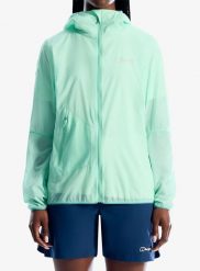Kurtka przeciwwiatrowa damska Berghaus Pendower Wind Jkt Af. Zielone kurtki damskie Berghaus, m, bez wzorów, z materiału, bez kaptura. Za 478.49 zł.