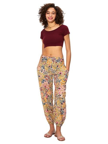 Aller Simplement Spodnie ze wzorem rozmiar: 34/36. Spodnie materiałowe damskie Aller Simplement, bez wzorów, z bawełny. Za 61.60 zł.