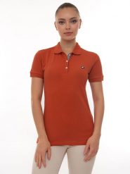 SIR RAYMOND TAILOR Koszulka polo "Angie" w kolorze jasnobrązowym rozmiar: XL. Brązowe bluzki damskie Sir Raymond Tailor, xl, bez wzorów, z bawełny, bez kołnierzyka, bez ramiączek. Za 114.17 zł.