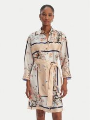 Liu Jo Sukienka koszulowa WA6507 T2555 Beżowy Regular Fit. Brązowe sukienki damskie Liu Jo, bez wzorów, z syntetyku, bez ramiączek. Za 729.99 zł.