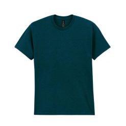 Ciężka Bawełniana Koszulka Unisex Dla Dorosłych. Zielone bluzki damskie GILDAN, xl, bez wzorów, z bawełny, sportowe, bez kołnierzyka, bez ramiączek. Za 51.99 zł.