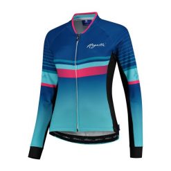 Koszulka rowerowa damska z długim rękawem Rogelli Impress. Czerwone koszulki damskie Rogelli, s, bez wzorów, bez kołnierzyka, bez ramiączek. Za 455.00 zł.