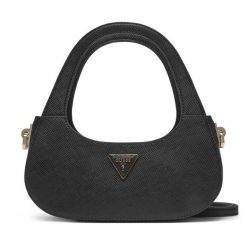 Torebka Guess. Czarne torebki klasyczne damskie Guess, bez dodatków. Za 319.99 zł.