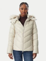 Hetregó Kurtka puchowa Inari 8R624KF 26W004 Kremowy Slim Fit. Białe kurtki damskie HETREGO, bez wzorów, z puchu, bez kaptura. Za 2,349.00 zł.