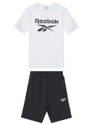 Reebok Komplet t-shirt i spodenki Blake RK95033CCB Kolorowy Regular Fit. T-shirty i koszulki chłopięce Reebok, bez wzorów, z bawełny, bez kołnierzyka, bez ramiączek. Za 129.99 zł.