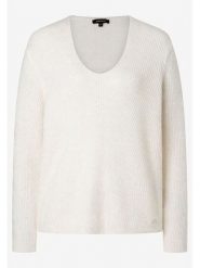 More & More Sweter w kolorze białym rozmiar: 44. Białe swetry klasyczne damskie More & More, bez kołnierzyka. Za 118.56 zł.