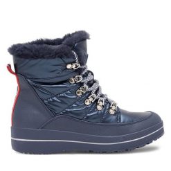 Botki Beverly Hills Polo Club. Niebieskie botki damskie Beverly Hills Polo Club, bez obcasa, na płaskiej podeszwie, bez zapięcia. Za 124.99 zł.