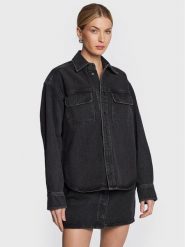 Samsøe Samsøe Kurtka jeansowa Ellen F22400111 Czarny Regular Fit. Czarne kurtki damskie Samsøe & Samsøe, xl, bez wzorów, z bawełny, bez kaptura. Za 699.99 zł.