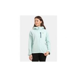 Damska kurtka softshell Kilpi BELTRA-W. Zielone kurtki sportowe damskie Kilpi, bez wzorów, z softshellu, bez kaptura. Za 680.25 zł.