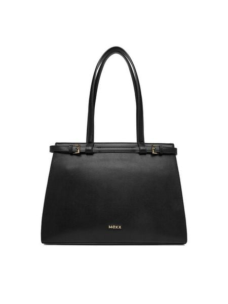 MEXX Torebka EO-MEXX-S-023-09 Czarny. Czarne shopper bag Mexx, ze skóry, bez dodatków. Za 140.99 zł.