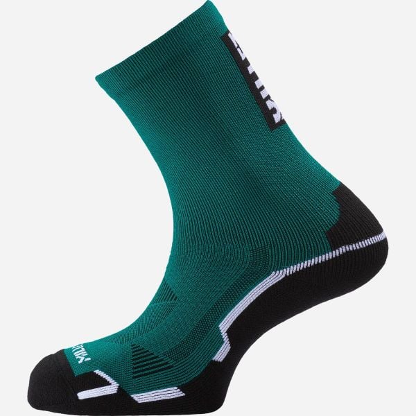 Skarpety do biegania w terenie Millet Intense Mid Socks Czarny. Zielone skarpetki damskie Millet, bez wzorów, z tkaniny. Za 100.00 zł.
