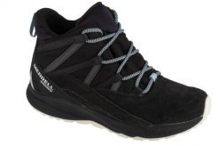 Buty trekkingowe damskie, Bravada Edge 2 Thermo Demi WP. Czarne obuwie trekkingowe damskie Merrell, z materiału, bez zapięcia. Za 499.99 zł.