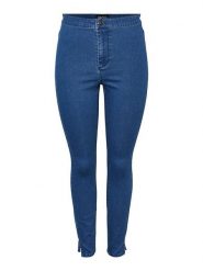 Pieces Dżinsy "Sanni" - Skinny fit - w kolorze niebieskim rozmiar: XS. Niebieskie jeansy damskie Pieces, z podwyższonym stanem. Za 61.46 zł.
