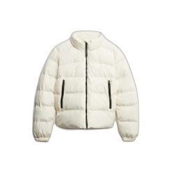 Damska kurtka puchowa Superdry Sports. Białe kurtki damskie Superdry, bez wzorów, z puchu, bez kaptura. Za 475.80 zł.