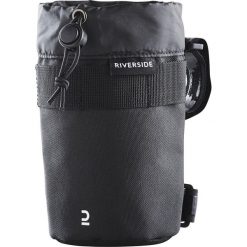 Tekstylny uchwyt na bidon na kierownicę. Czarne torebki klasyczne damskie RIVERSIDE, z materiału, bez dodatków. Za 34.99 zł.