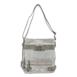 Szara Stylowa Torebka Damska Rieker. Szare listonoszki damskie Rieker, bez wzorów, bez dodatków. Za 249.00 zł.